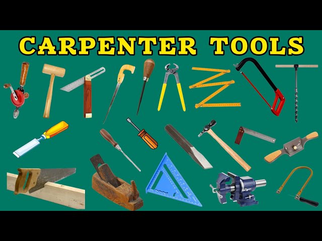 equipment | carpenter tools name in english with pictures | woodworking tools - Carpenter tools