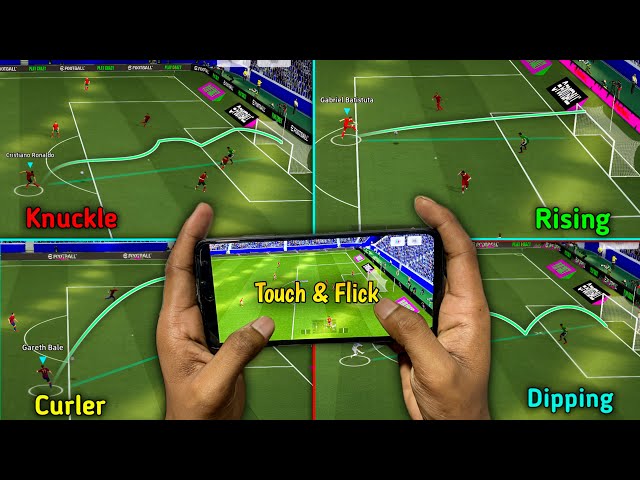 6 Shooting Types Tutorial in eFootball 2026 | Touch & Flick Controls