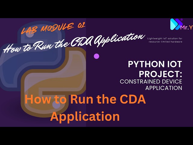 Lab Module 01- How to Run the CDA  Application