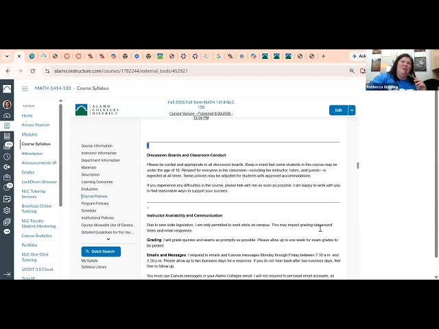 MATH 1414 Course Intro