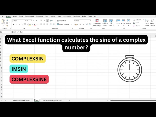 #383 - Excel formula question and answer