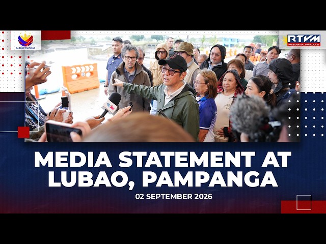 Media Statement: Inspection of the Damaged Sto. Cristo Dam