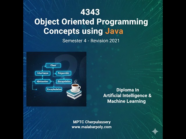 S4 l AI&ML l 4343 l JAVA MODULE 2 l REVISION 2021 l APRIL 2026 EXAM l #polytechnic #diploma   #sbte