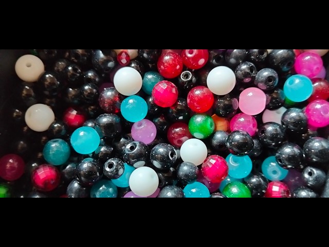 Beads Sorting pouring reverse Oddly satisfying ASMR calming sound for relaxing mind