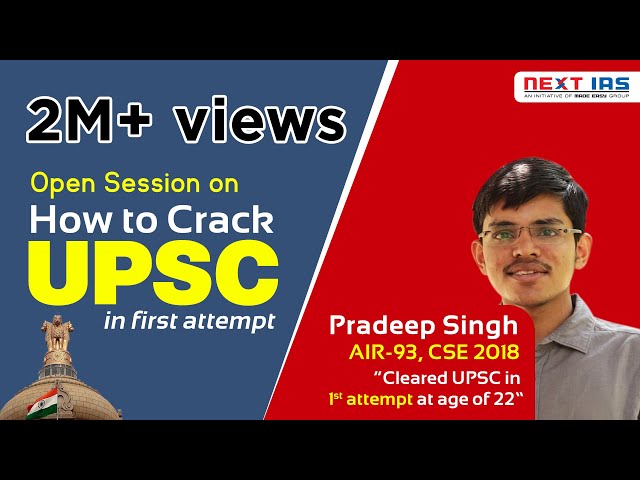 Pradeep Singh | Rank 93 | UPSC CSE 2018 Topper | Cracked IAS in the First Attempt | NEXT IAS