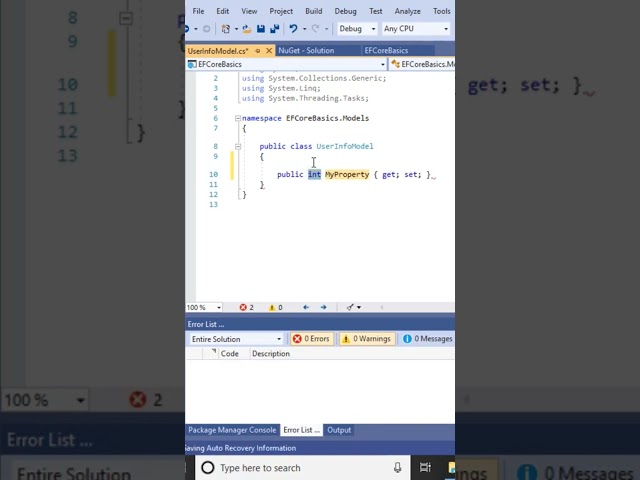 ✔️ Entity Framework Core Code First CRUD Operations in ASP.NET CORE Application