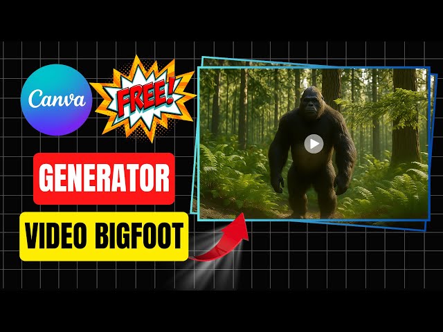 How I Made $3000/Month with Canva AI | Using the Bigfoot YouTube Niche