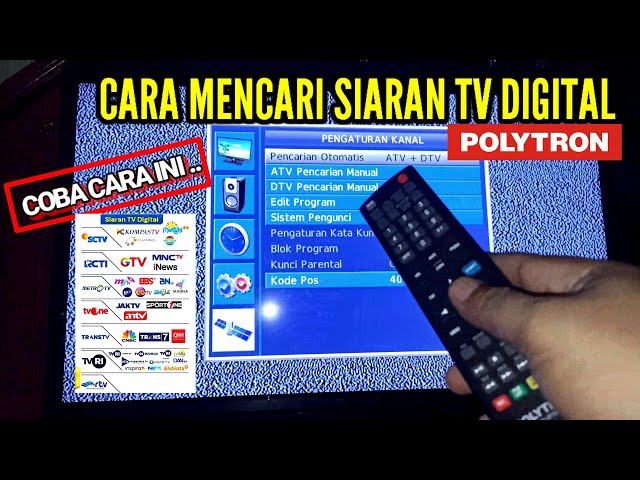 How to Find Lost Polytron Digital TV Broadcasts