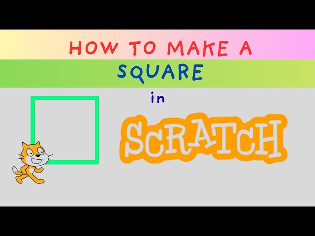 How to Draw a Square in Scratch (Programming for Kids) #scratchforkids