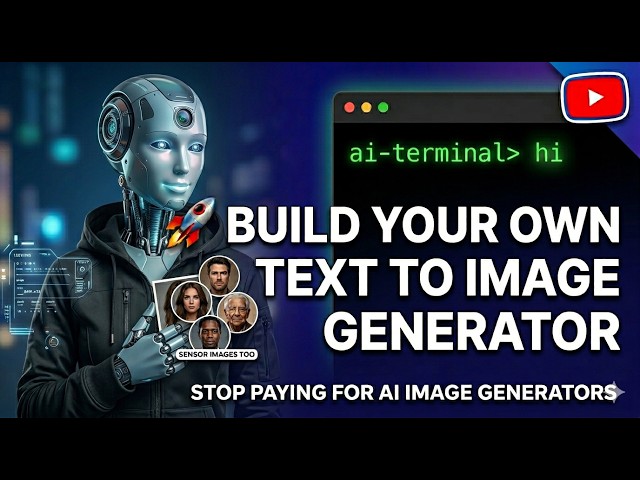 BUILD YOUR OWN AI IMAGE Generator in 5 Minutes with 5 lines of code (FREE,LOCAL & UNCENSENSORED TOO)