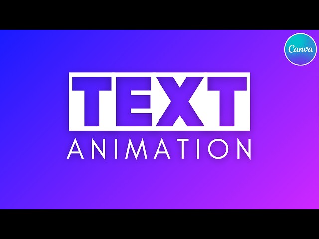 Stop Using Boring Text—Try This Canva Animation Instead 🚀