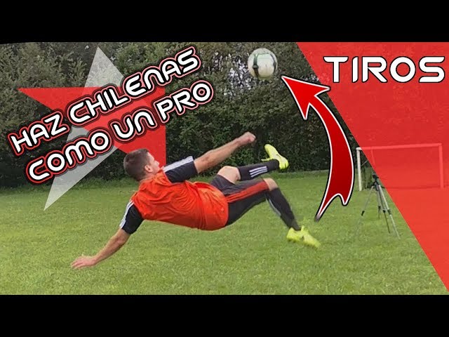 CÓMO HACER CHILENAS 💣 TUTORIAL CHALACA DE FÚTBOL | CRISTIANO RONALDO BICYCLE KICK | L4F