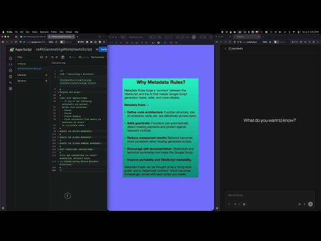 Generating and Populating Multiple Worksheets … VibeScripting Example #6