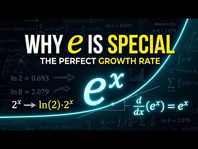 Why the Derivative of eˣ Is Simply eˣ — The Secret of Euler’s Number
