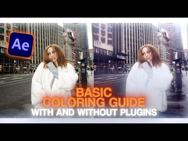 Basic Coloring Guide for TikTok Edits (With and Without Plugins) || After Effects Tutorial