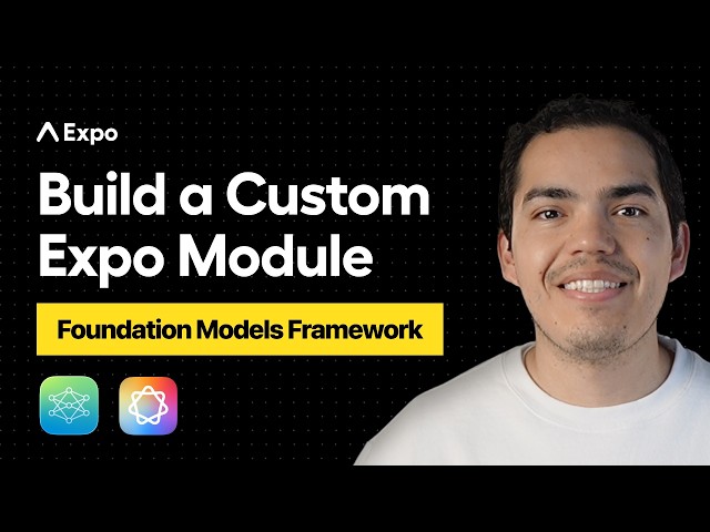 How to build a Custom Expo Module | Foundation Models Module