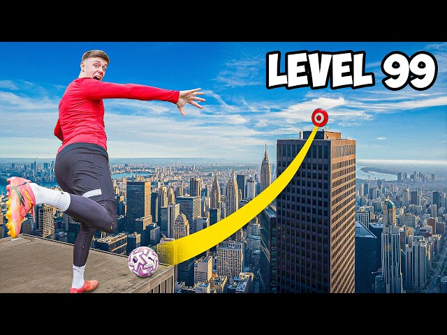 Impossible Football Trickshots From Level 1 To 100