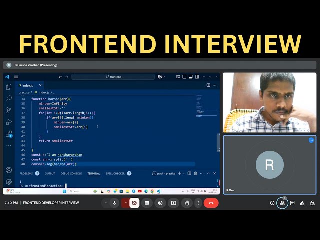 𝐅𝐑𝐄𝐒𝐇𝐄𝐑'𝐒 𝐅𝐫𝐨𝐧𝐭 𝐄𝐧𝐝 𝐃𝐞𝐯𝐞𝐥𝐨𝐩𝐞𝐫 𝐈𝐧𝐭𝐞𝐫𝐯𝐢𝐞𝐰 𝐍𝐨 - 𝟓𝟓 | 𝐉𝐚𝐯𝐚𝐬𝐜𝐫𝐢𝐩𝐭 & 𝐑𝐞𝐚𝐜𝐭𝐉𝐒
