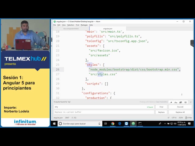 Sesión 1: Angular 5 para principiantes