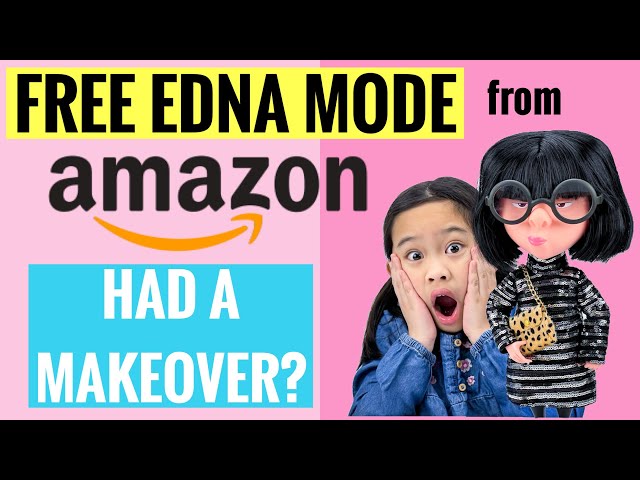 How we got Edna Mode free from Amazon plus Edna Mode’s makeover with free PDF pattern