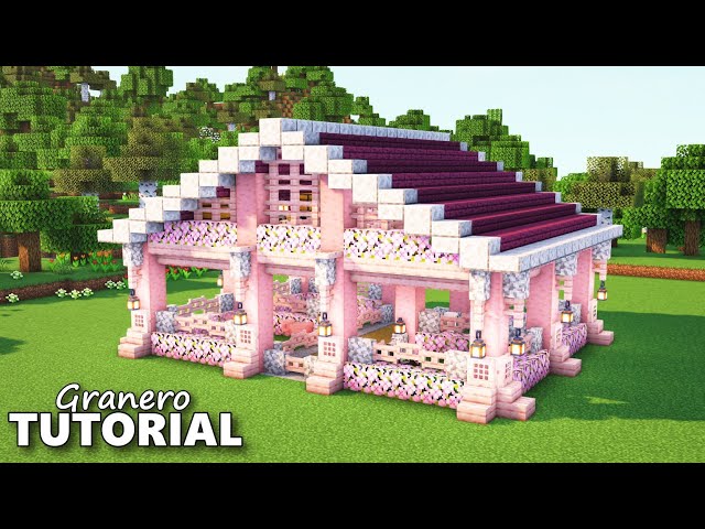 TUTORIAL | Granero de Cerezo en Minecraft