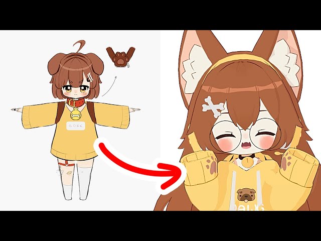 How I Made The CUTEST VTuber Model in 3D Software