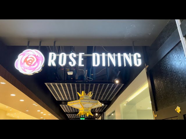 4K Rose Dining in Siam Takashimaya ICONSIAM アイコンサイアム
