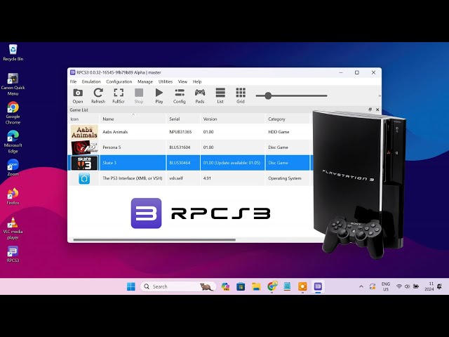 RPCS3: PS3 Emulator Full Setup Guide on PC (2024)