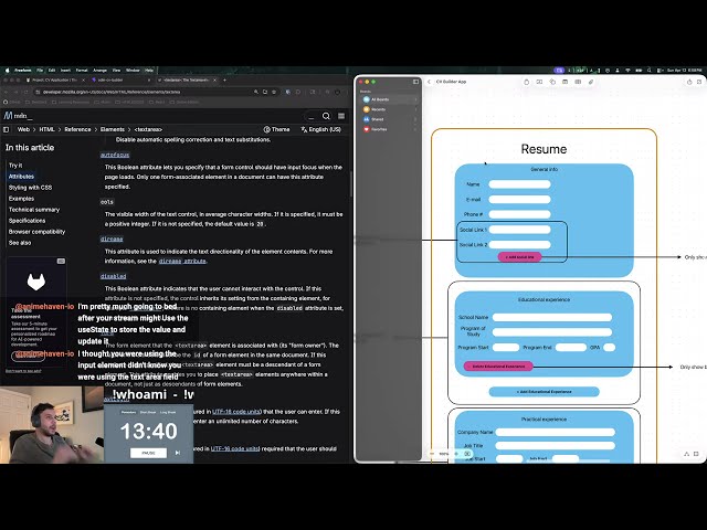 Day 61 learning web dev to make cool stuff | study, code, hangout