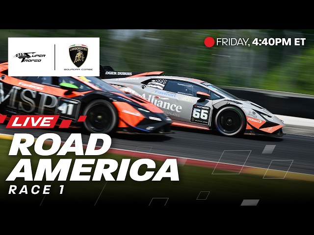 Lamborghini Super Trofeo 2026 en Road America | Carrera 1 | Elkhart Lake, WI