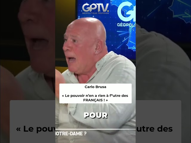“ The government couldn’t care less about the FRENCH! “ - Carlo Brusa