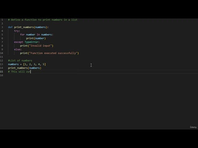 How to handle errors in python code