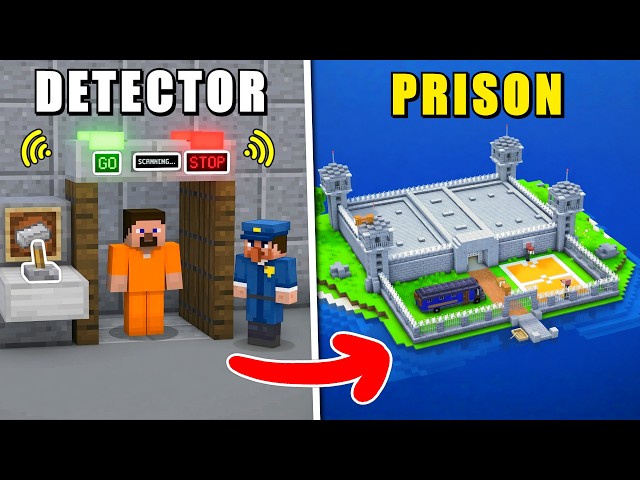 I Build WORLD'S Safest PRISON in Minecraft!
