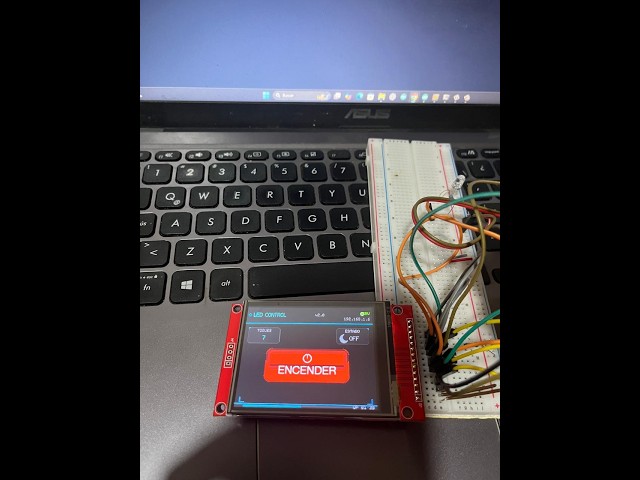 Esp32 + Display 2.8 " TFT SPI 240X320 + Python Control