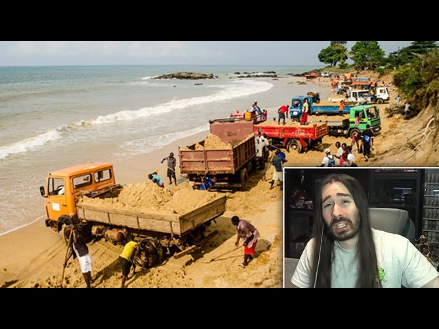 Charie reacts to The Heist of the Century: An ENTIRE BEACH STOLEN OVERNIGHT | moistcr1tikal