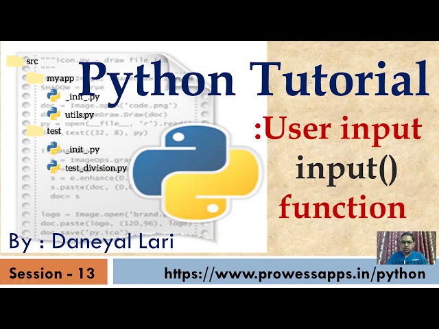 #13 Python Tutorial for Beginners | input() function in Python | Take multiple input in one line