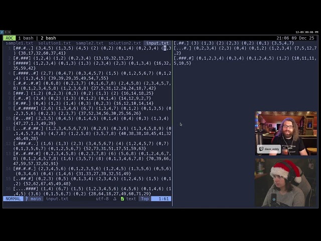 advent of code in bash day 10 (feat. @dave_eddy)