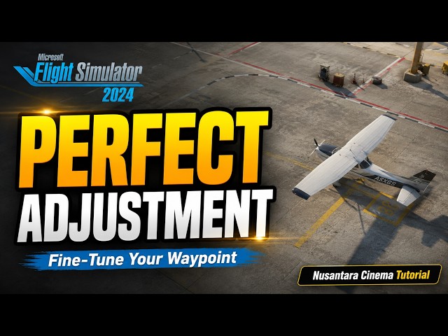 Deep Dive into Waypoint Properties & Settings |🔵Nusantara Cinema Tutorial EP 6 | MSFS 2024