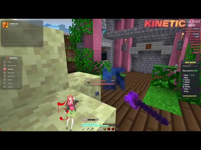 Now Kinetic Client destroys Hypixel
