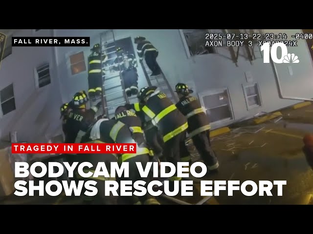 Fall River police share bodycam video of rescue effort at Gabriel House