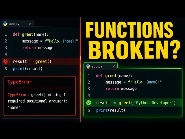 10 Python Function Mistakes Junior Developers Make