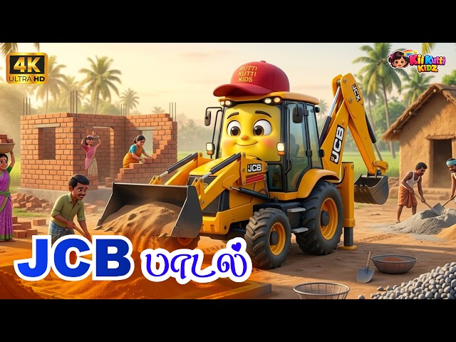 JCB Song Tamil for kids🚜 | டும் டும் ஜேசிபி பாடல் 🚜|குழந்தைகள் ரசிக்கும் வண்டி பாடல் Kiki Kutti Kids