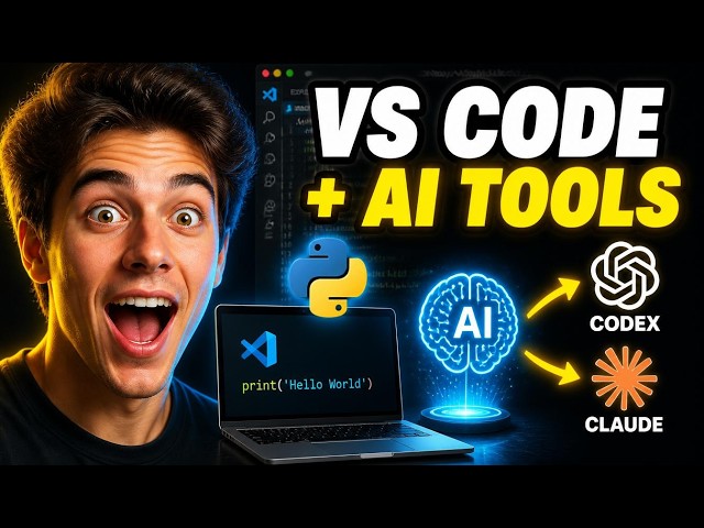 Install VS Code + Run Python | Codex & Claude Guide