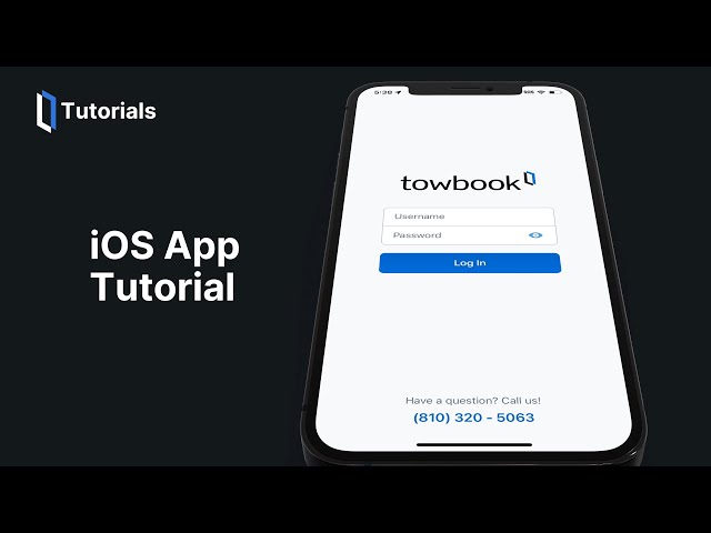 Towbook iOS mobile app tutorial