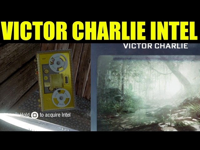 Call of duty black ops 1 "Victor Charlie" all Intel locations
