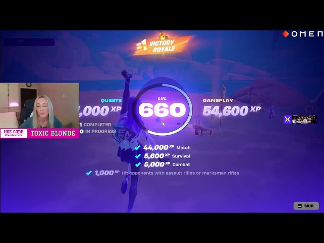 🔴 7200+ Rivals | Zero Build Fortnite | Use Code "TOXICBLONDE" #EpicPartner | #fortnite #gaming