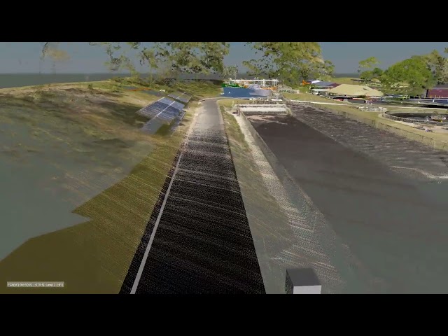 Tomakin Sewer Treatment Plant - 3D model flythrough