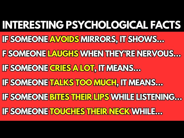 100 Incredible Psychology Facts About Human Behaviour