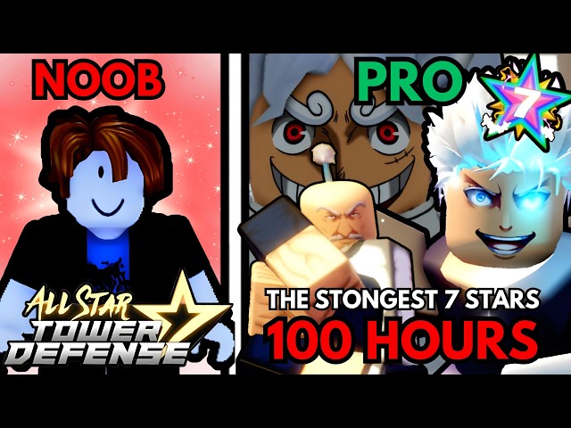 I Spent 100 HOURS Going NOOB To PRO In OG ASTD & Obtained The STRONGEST 7 STARS (Noob To Pro Movie)