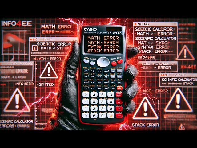Scientific Calculator Errors Explained ⚠️ | Math, Syntax & Stack Fixes Made Easy 🔍 | With SG